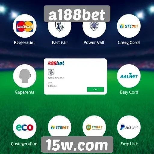 Opções de pagamento disponíveis no a188bet